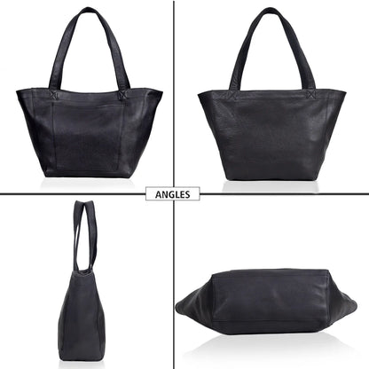 Luvena Leather Tote Bag