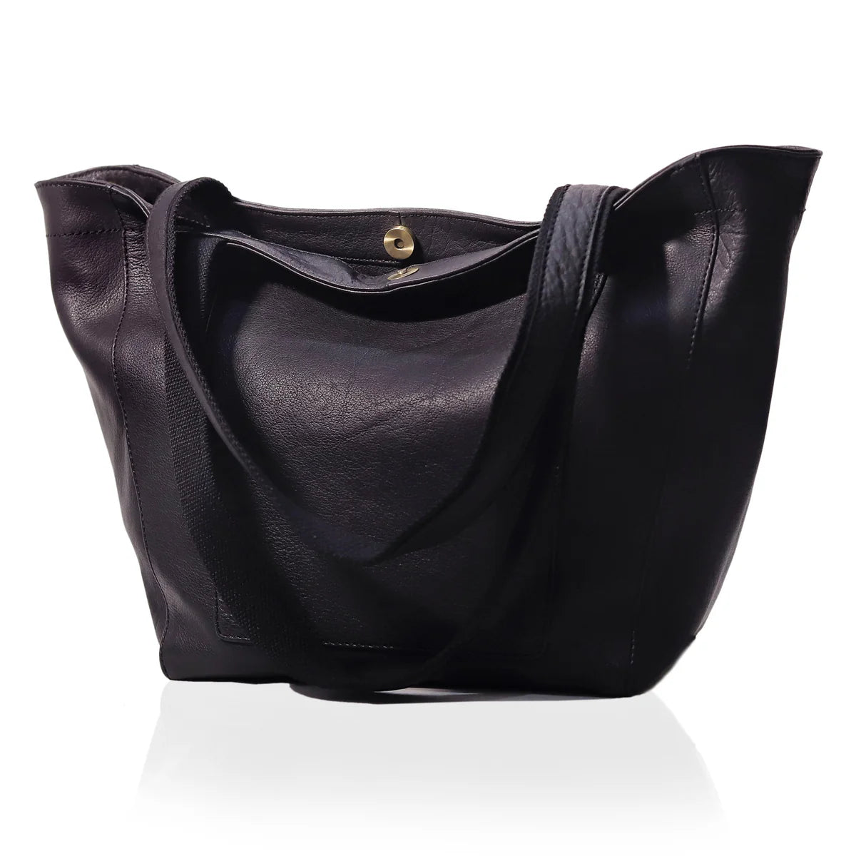 Luvena Leather Tote Bag